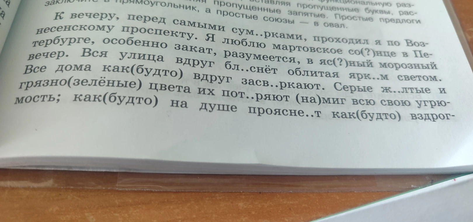 К вечеру, перед самыми сум..рками, проходил я по Вознесенскому проспекту.