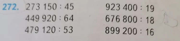 273 150 : 45, 449 920 : 64, 479 120 : 53, 923 400 : 19, 676 800 : 18, 899 200 : 16