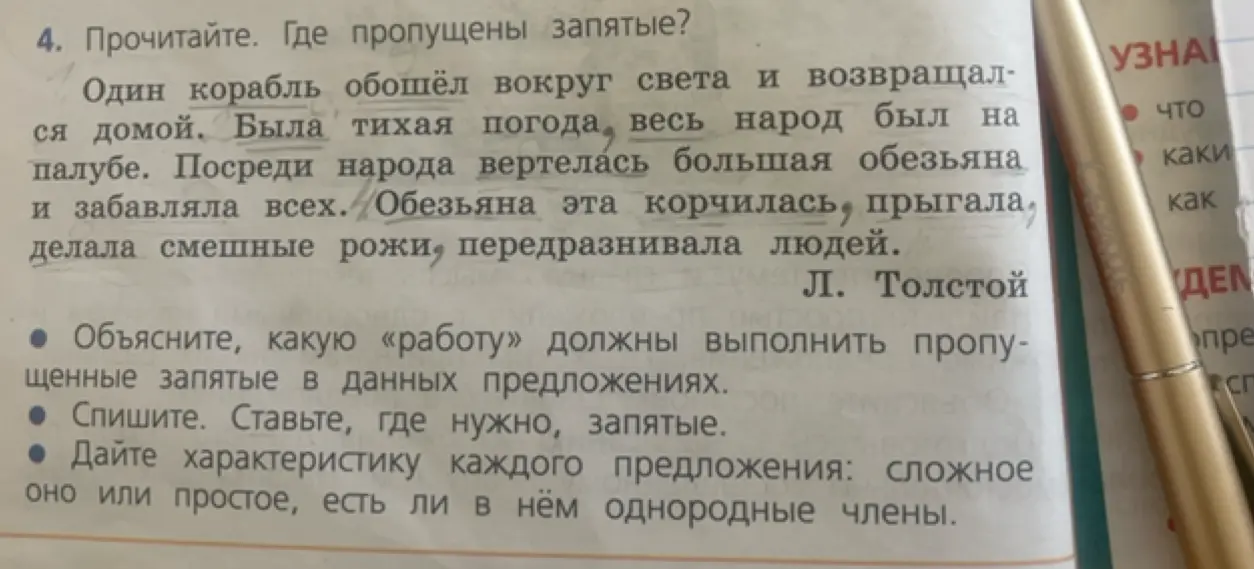 Объясни, какую работу должны выполнить пропущенные запятые в данных предложениях.