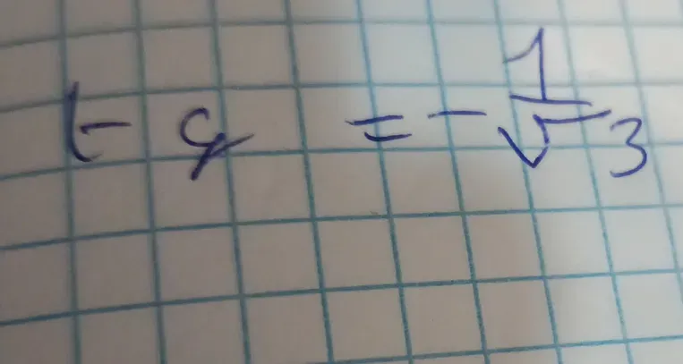 Решите уравнение $t - \sin x = -\frac{1}{\sqrt{3}}$