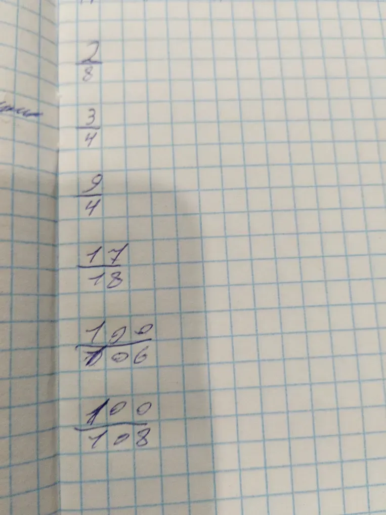 Упростите дроби