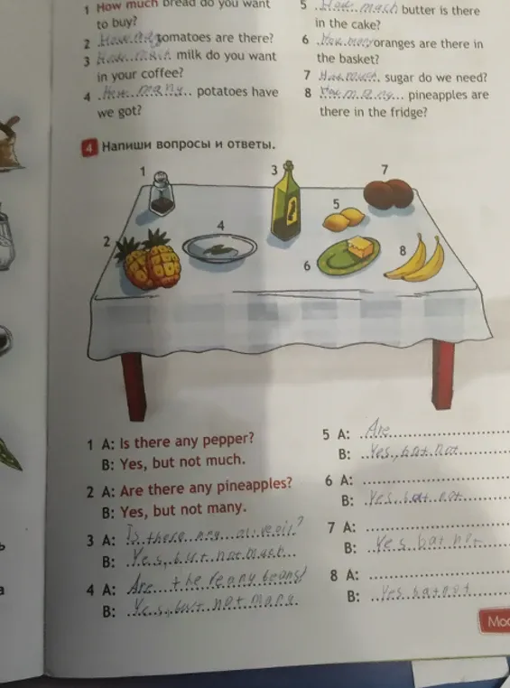 Напиши вопросы и ответы.