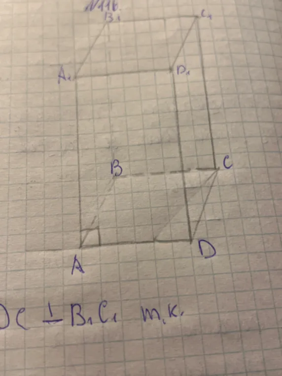 Докажите, что $DC \perp B_1C_1$