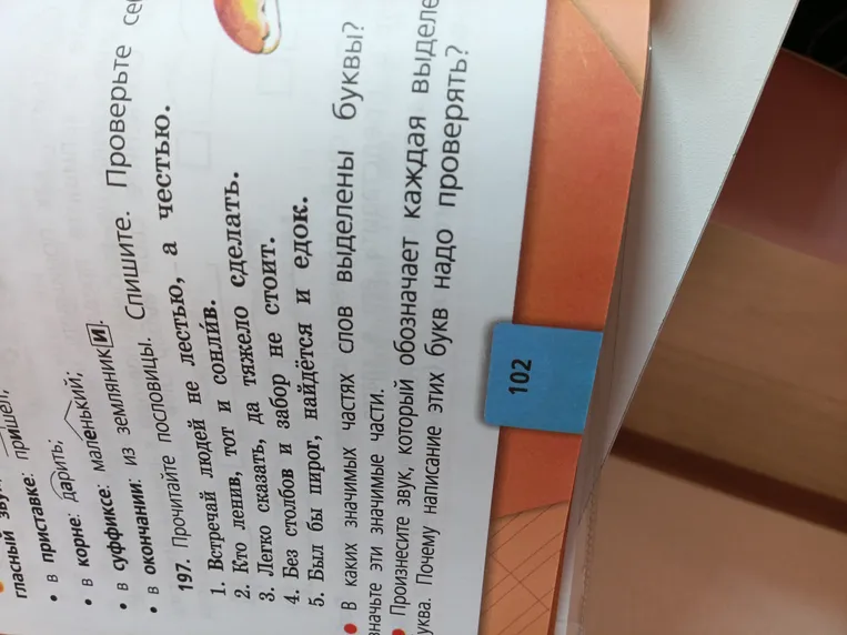Прочитайте пословицы. Спишите. Проверьте.