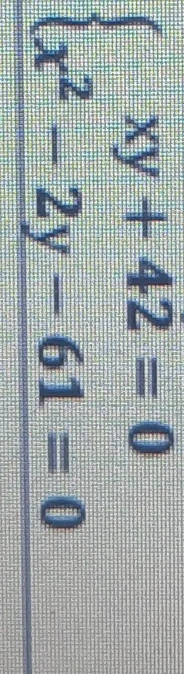 Реши квадратное уравнение $m^2 + 42m - 61 = 0$