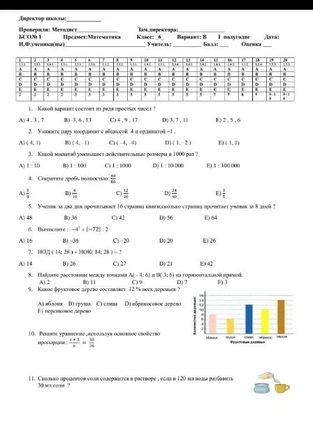 1. Какой вариант состоит из ряда простых чисел?