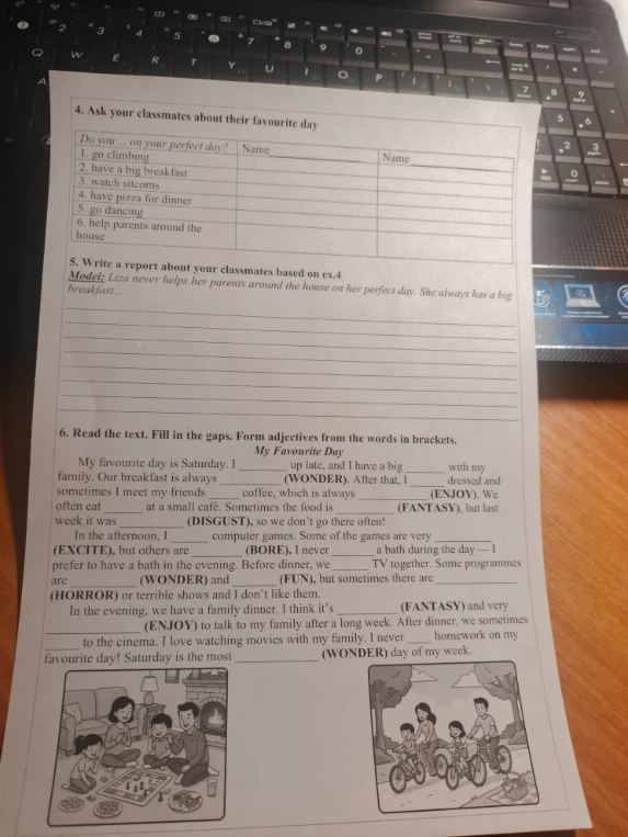 Read the text. Fill in the gaps. Form adjectives from the words in brackets.