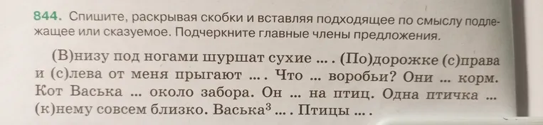 Морфологический разбор слова 'Васька'