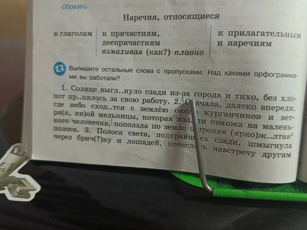Выпишите остальные слова с пропусками. Над какими орфограммами вы работали?