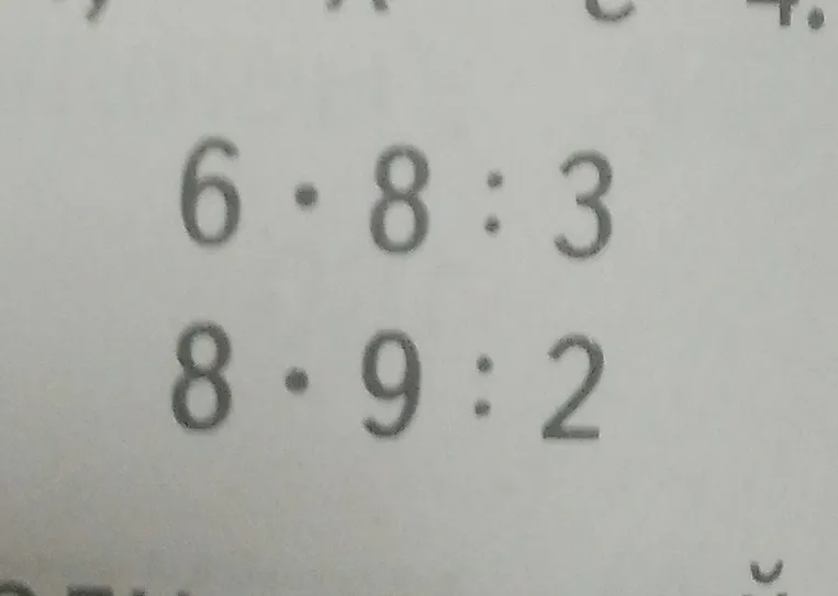 Вычислите: 6 * 8 : 3 и 8 * 9 : 2