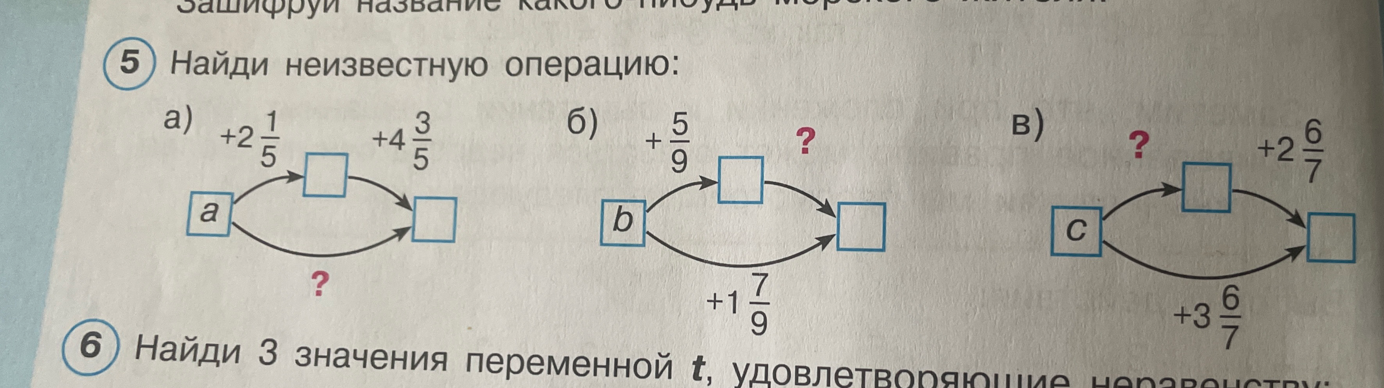 Найди неизвестную операцию