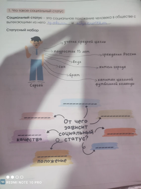 От чего зависит социальный статус?
