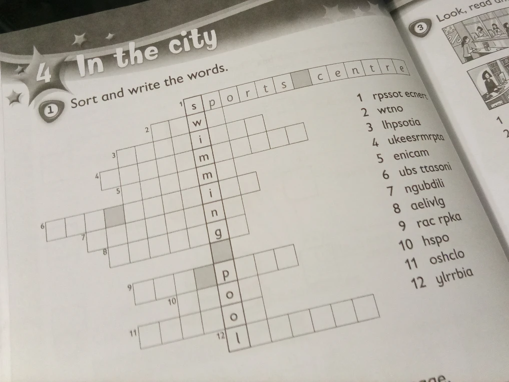 Sort and write the words