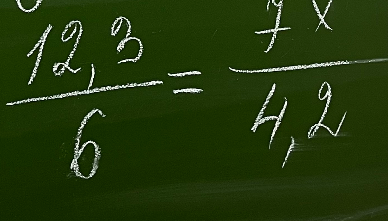 Решите пропорцию 12,3/6 = 7x/4,2