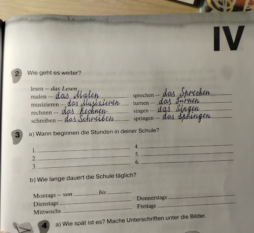 Wie geht es weiter? lesen — das Lesen
