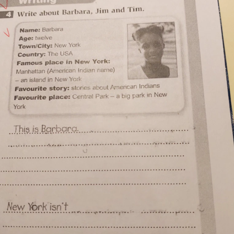 Write about Barbara, Jim and Tim based on the provided profile.