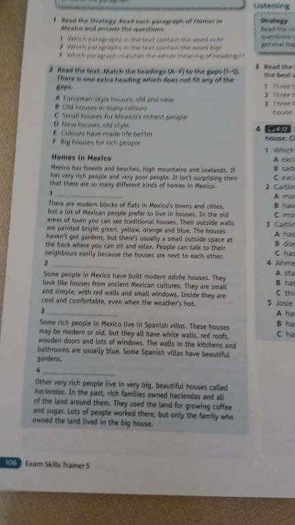 Read the text. Match the headings (A–F) to the gaps (1–4). There is one extra heading which does not fit any of the gaps.