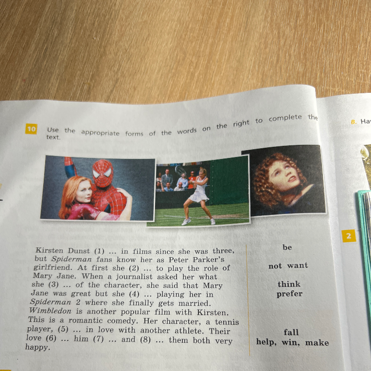 Use the appropriate forms of the words on the right to complete the text.
