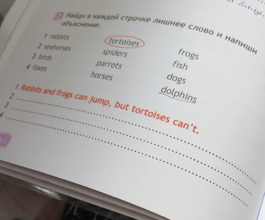 Найди в каждой строчке лишнее слово и напиши объяснение.