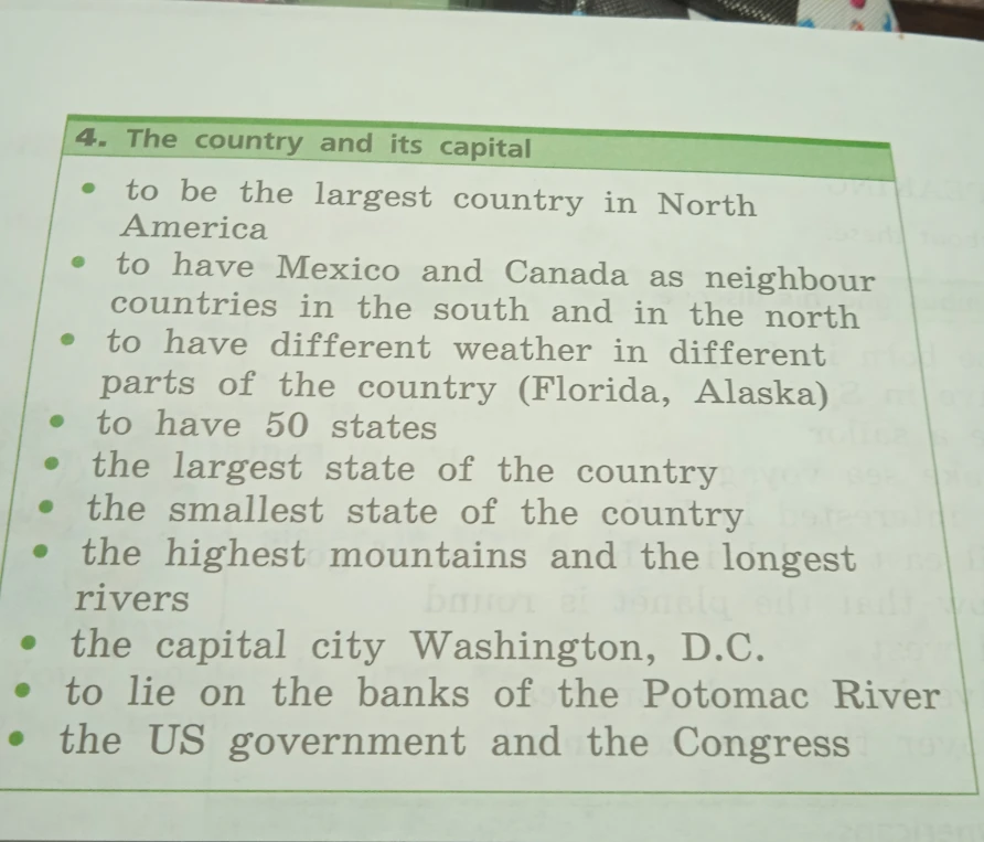 4. The country and its capital. to be the largest country in North America...