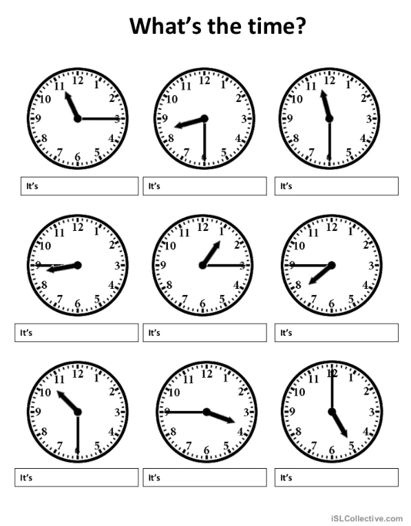 What's the time?