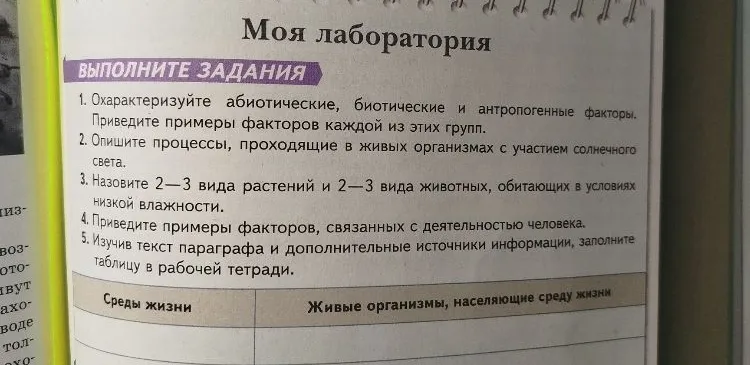 Охарактеризуйте абиотические, биотические и антропогенные факторы. Приведите примеры факторов каждой из этих групп.