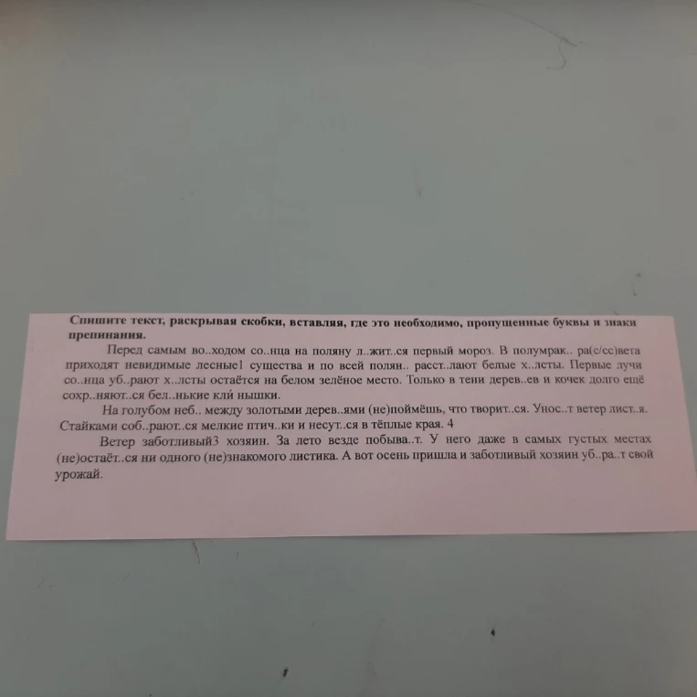 Спишите текст, раскрывая скобки, вставляя, где это необходимо, пропущенные буквы и знаки препинания.
