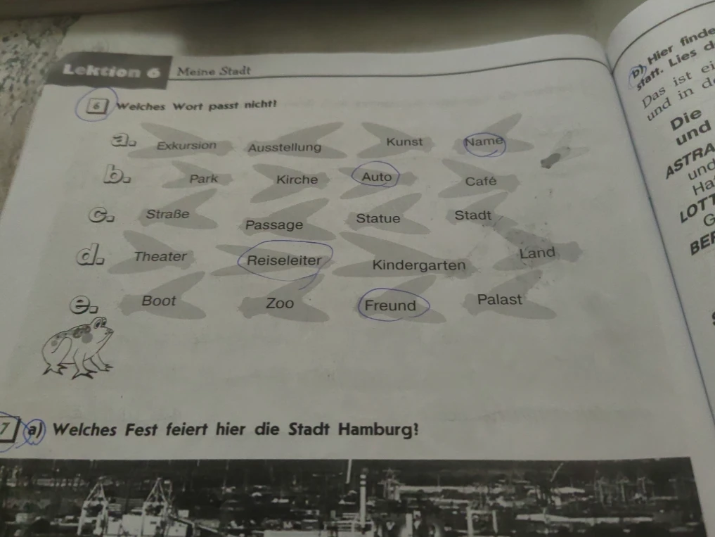 Welches Wort passt nicht?