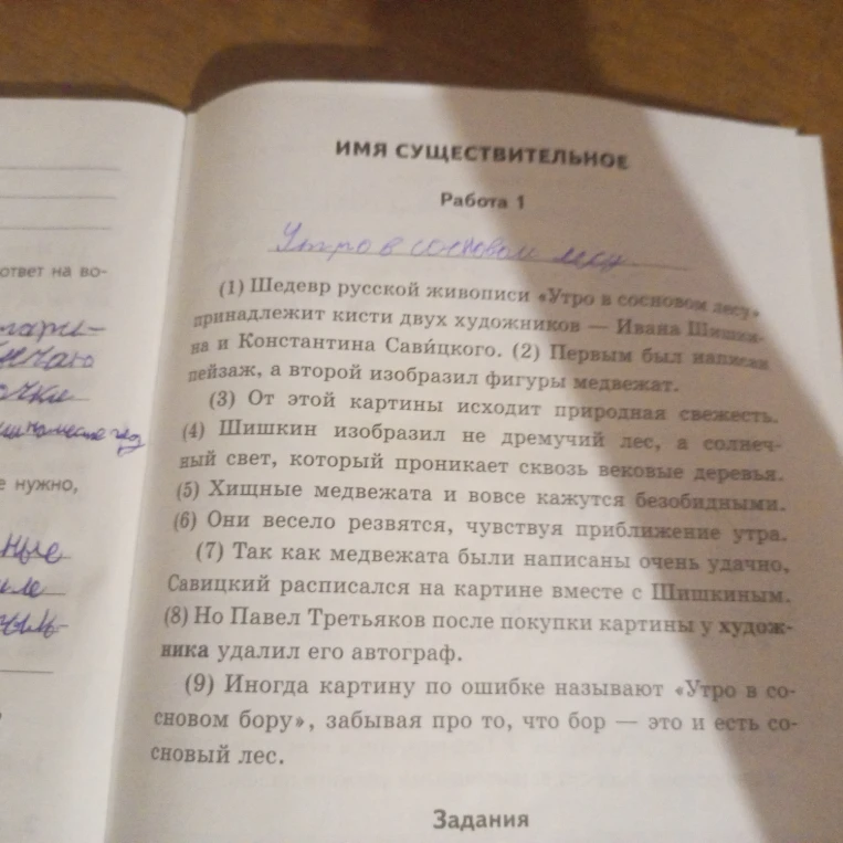 Выпишите из предложения 8 выделенное существительное в скобках укажите падеж выделите окончание