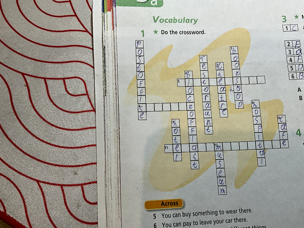 Do the crossword.