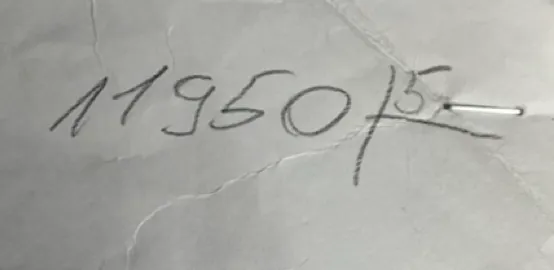 Выполните деление в столбик: 11950 / 5