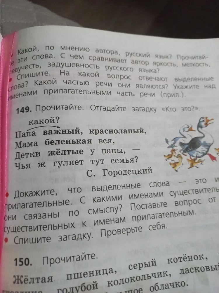 149. Прочитайте. Отгадайте загадку «Кто это?».