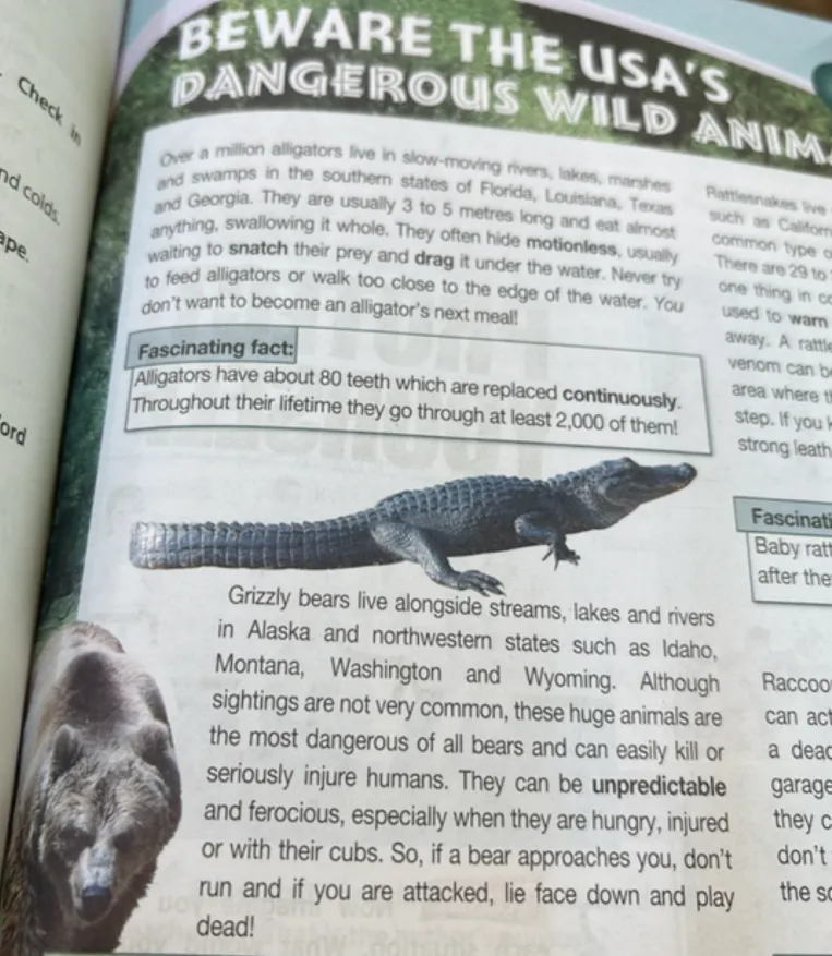 BEWARE THE USA'S DANGEROUS WILD ANIMALS