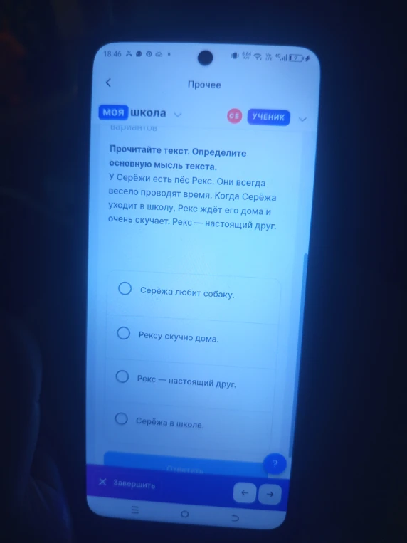 Прочитайте текст. Определите основную мысль текста.