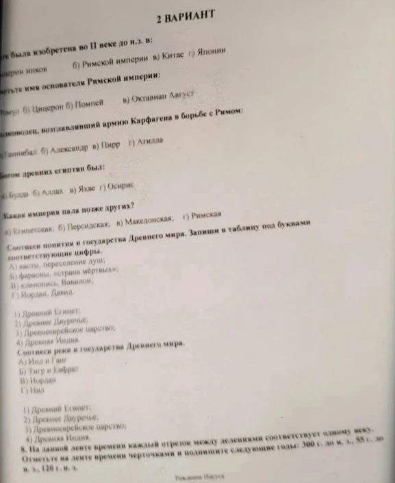 Назовите имя основателя Римской империи