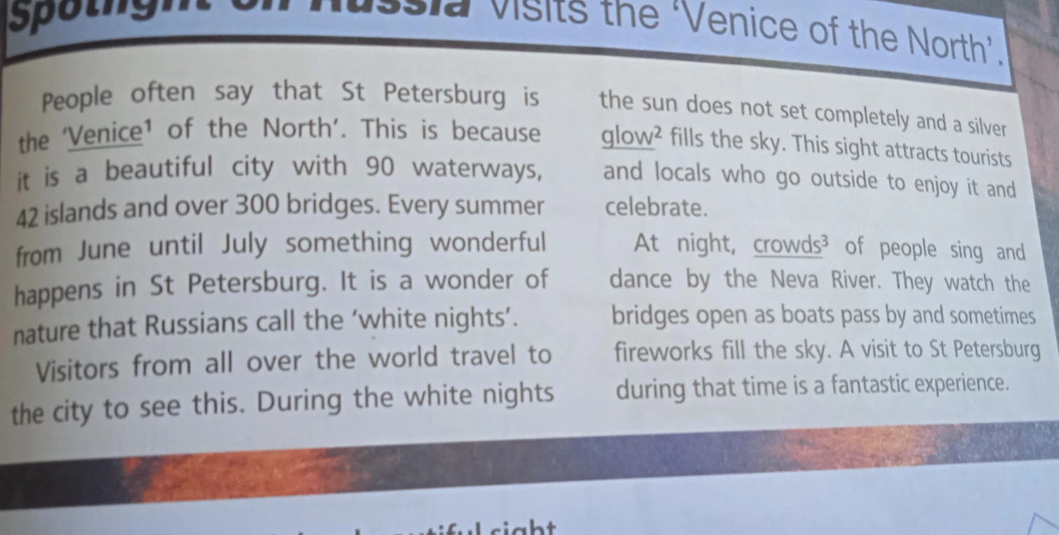 People often say that St Petersburg is the 'Venice of the North'.