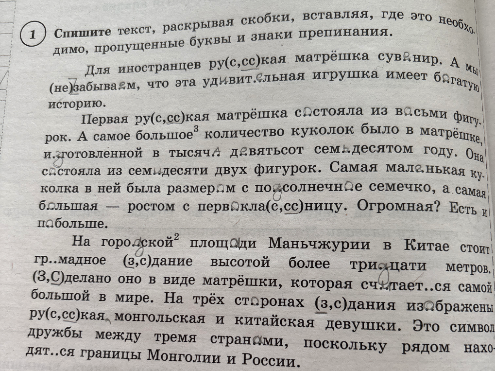 Спишите текст, раскрывая скобки, вставляя, где это необходимо, пропущенные буквы и знаки препинания.