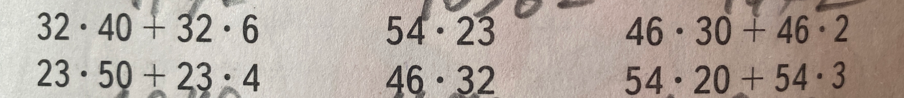 32 · 40 + 32 · 6