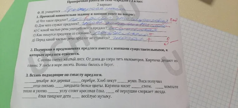 Прочитай внимательно задание и напиши ответ на вопрос: