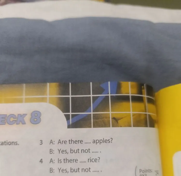 3 A: Are there ..... apples? B: Yes, but not ..... .