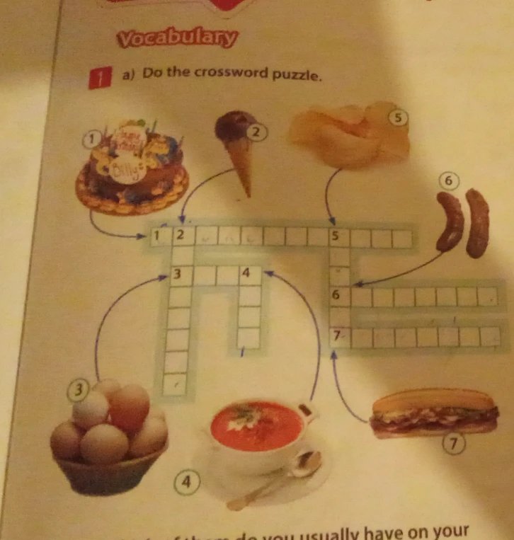 a) Do the crossword puzzle.