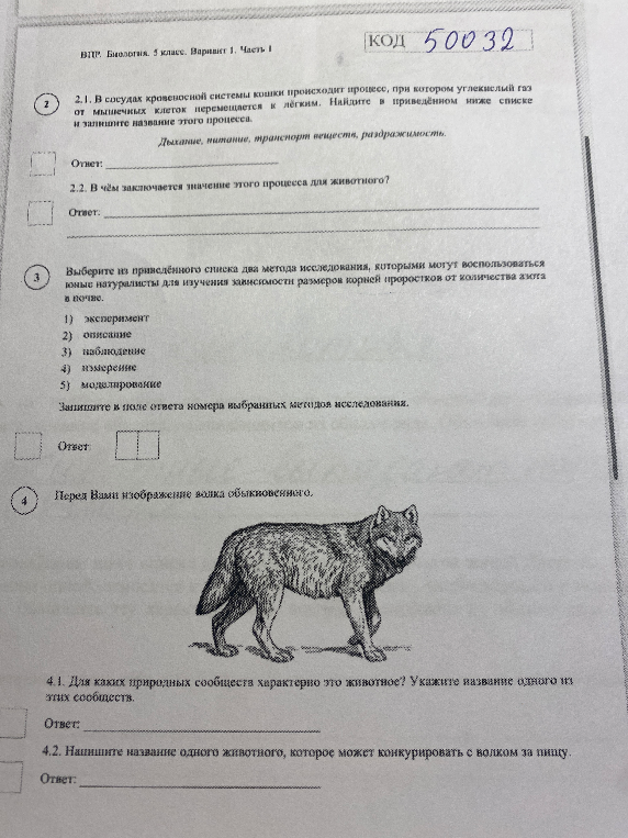 2.1. В сосудах кровеносной системы кошки происходит процесс, при котором углекислый газ от мышечных клеток перемещается к лёгким. Найдите в приведённом ниже списке и запишите название этого процесса.