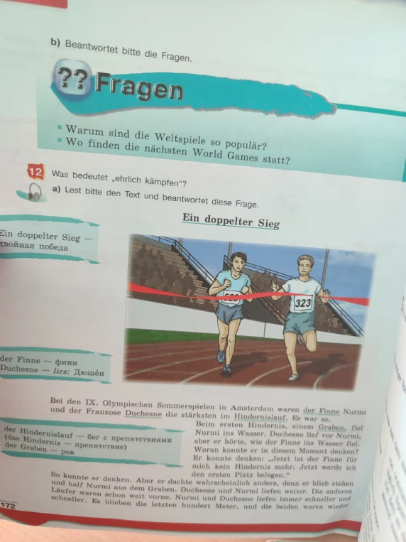 Beantwortet bitte die Fragen.