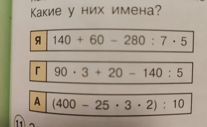 Какие у них имена?