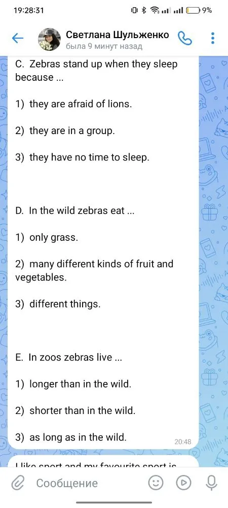 C. Zebras stand up when they sleep because ...