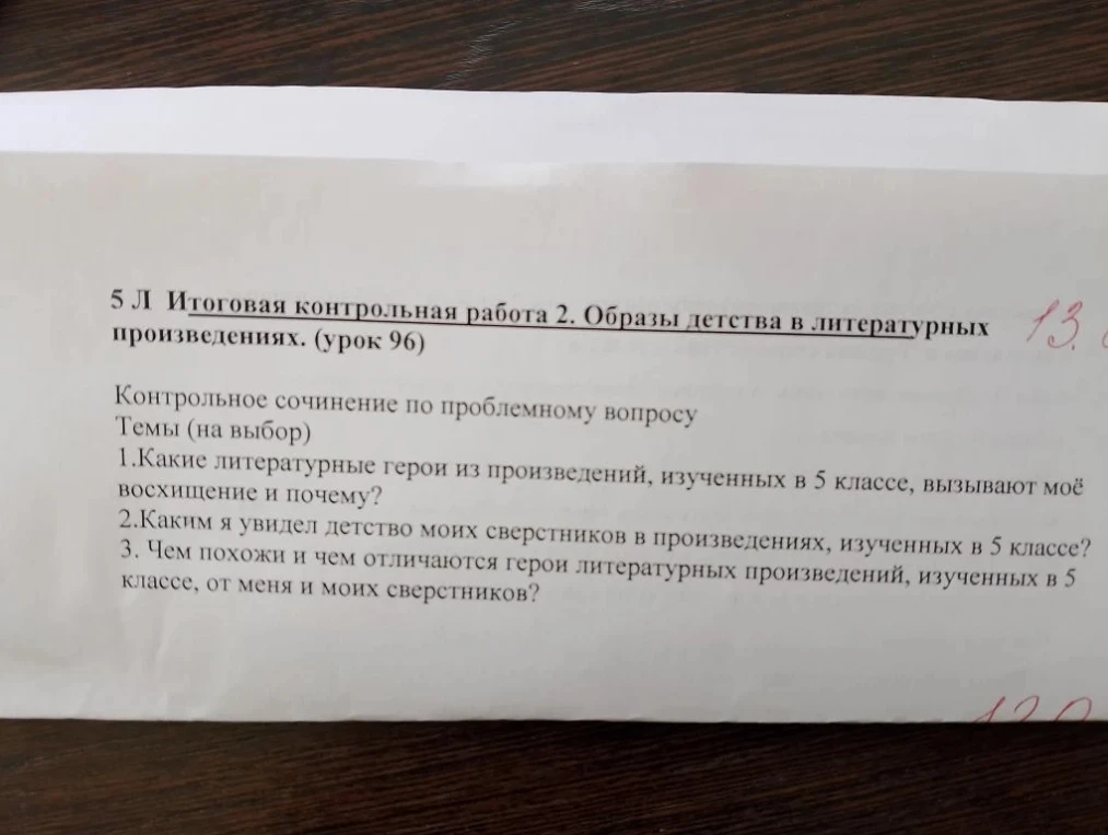 Какие литературные герои из произведений, изученных в 5 классе, вызывают моё восхищение и почему?