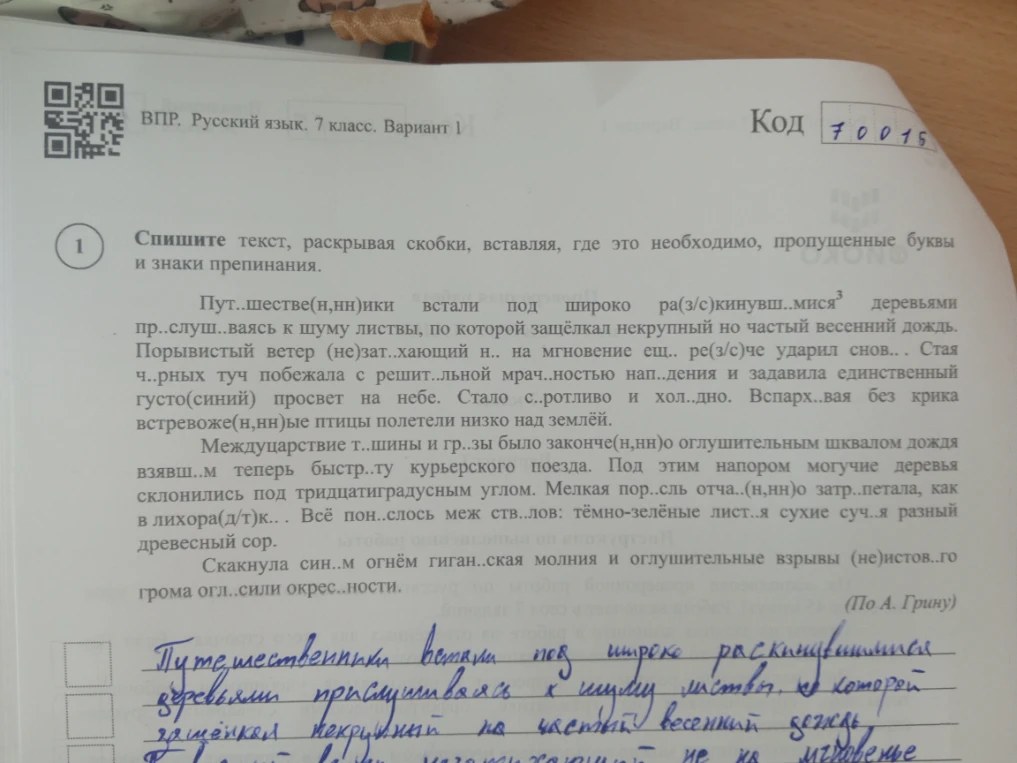 Спишите текст, раскрывая скобки, вставляя, где это необходимо, пропущенные буквы и знаки препинания.