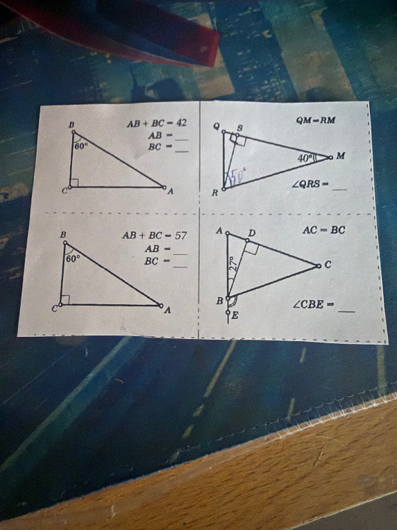 AB + BC = 42