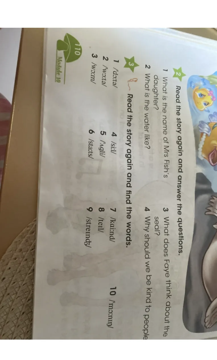 Read the story again and answer the questions.