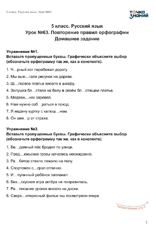 Вставьте пропущенные буквы. Графически объясните выбор (обозначьте орфограмму так же, как в конспекте).